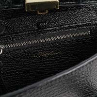 PHILIP LIM Pahli Satchel Studded Leather/Fur Mini Handbag
