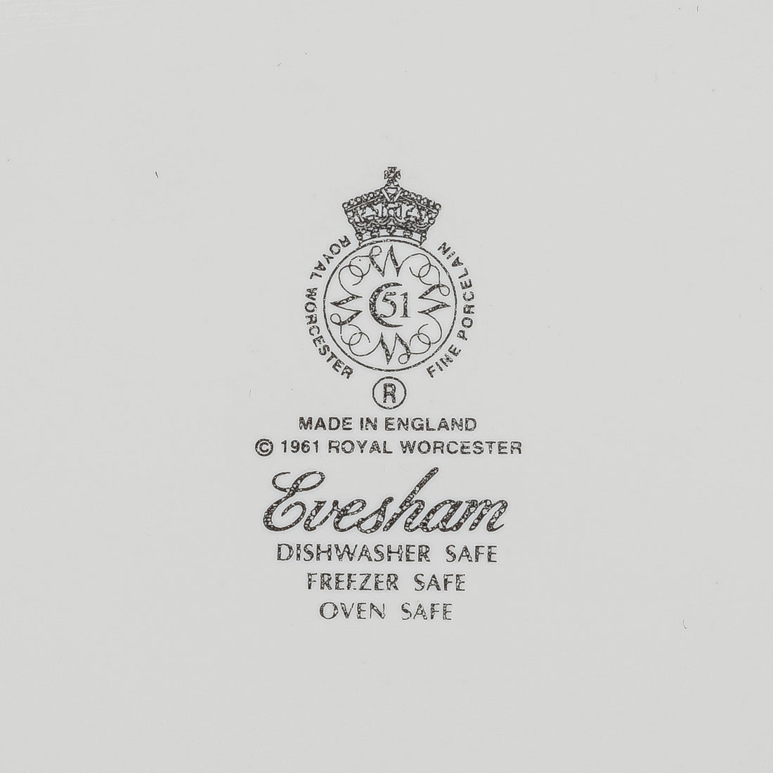 ROYAL WORCESTER Evesham Au Gratin Dish