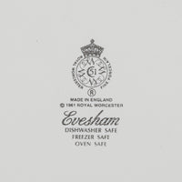 ROYAL WORCESTER Evesham Au Gratin Dish