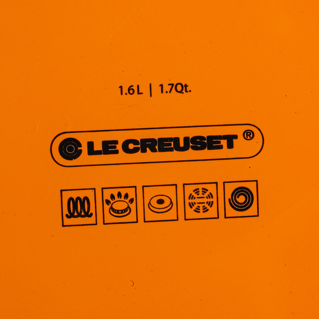 LE CREUSET Whistling Kettle Orange Flame