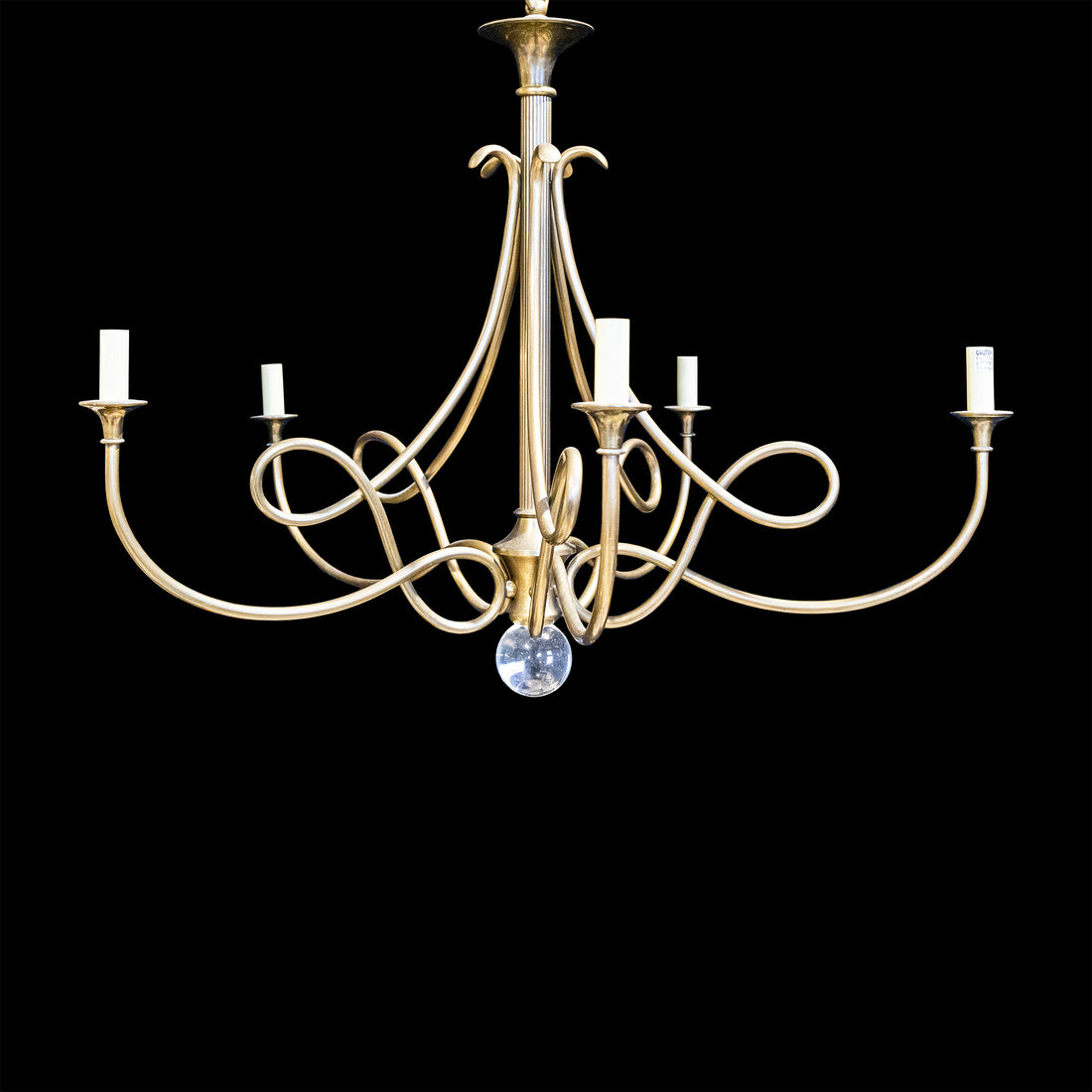 VISUAL COMFORT Double Twist Five-Light Fixture With 'Bronze' Finish
