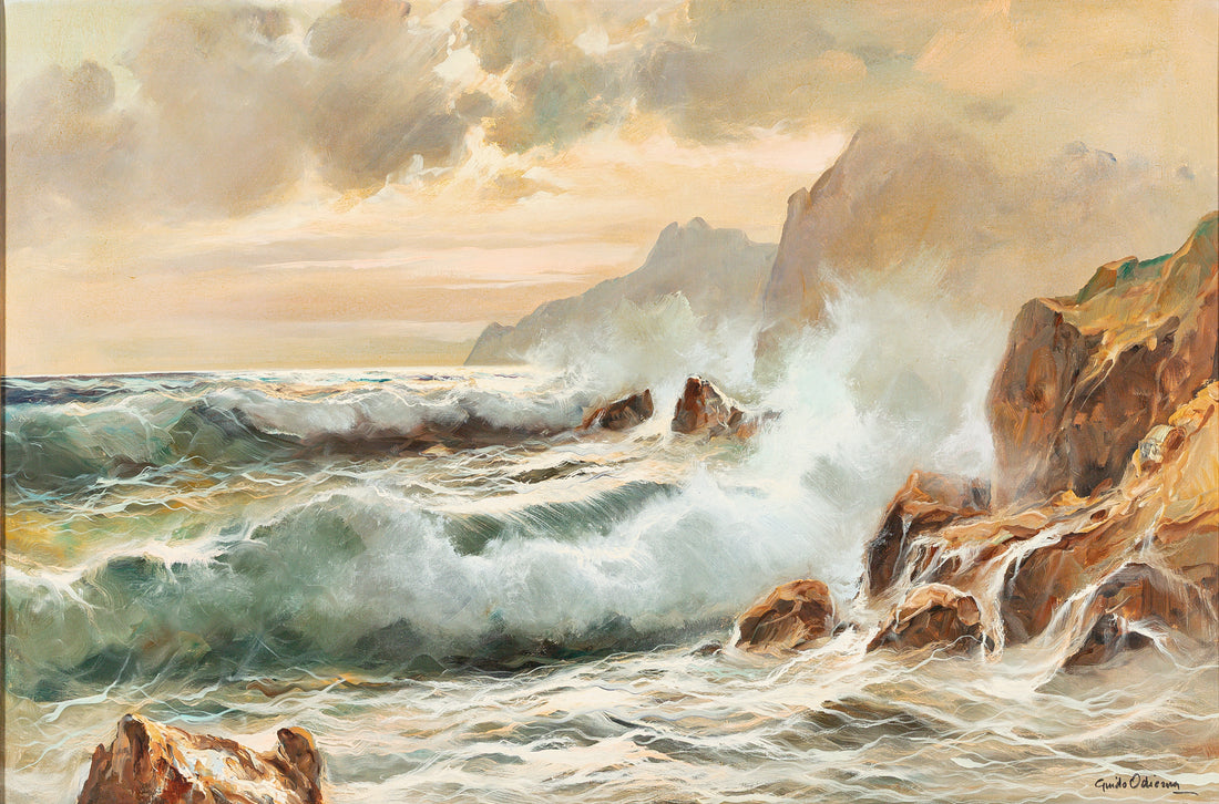 Guido Odierna (Italian 1913-1991)   Untitled- Seascape