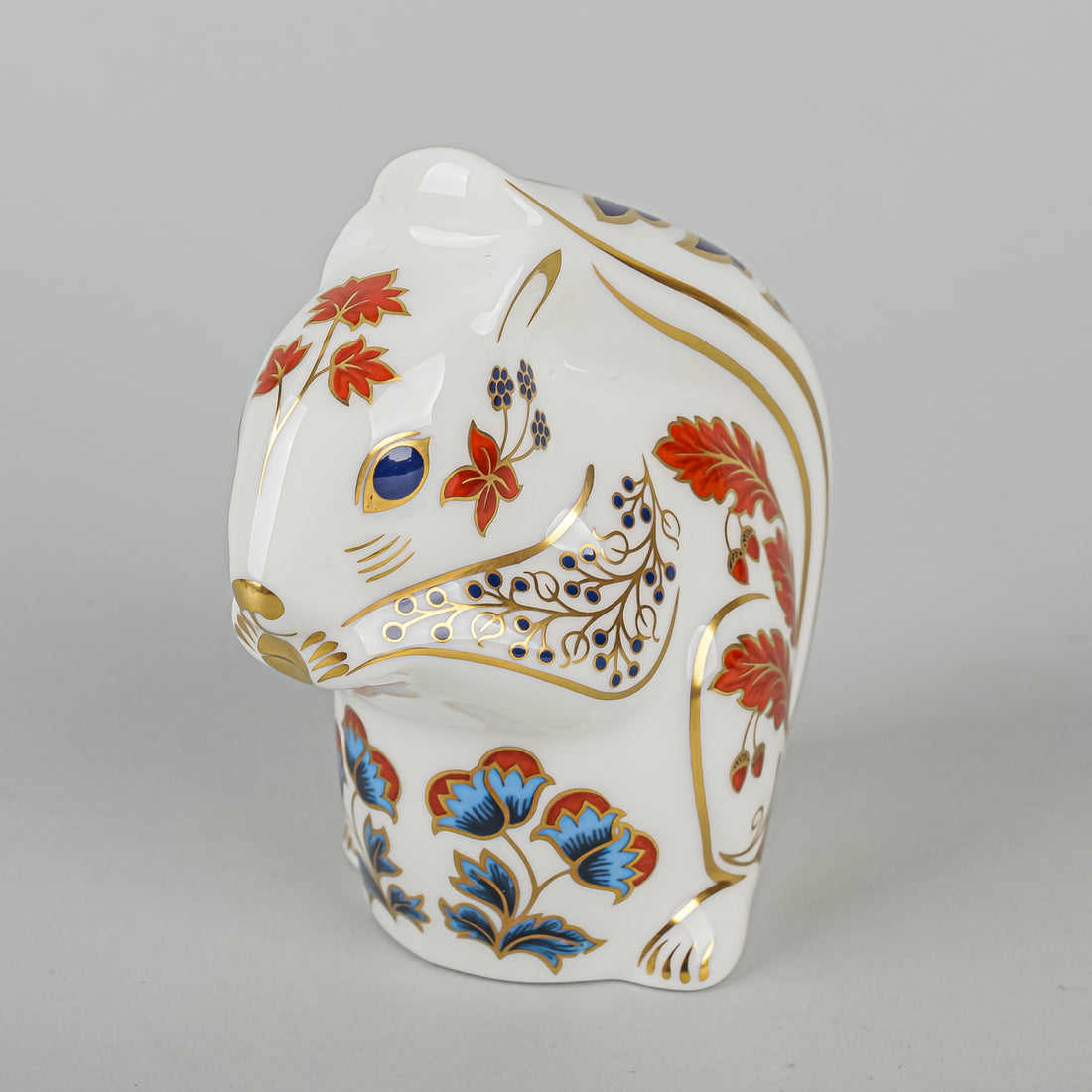 ROYAL CROWN DERBY Paperweight Squirrel