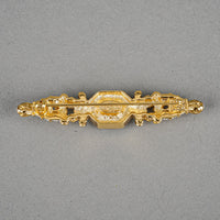 GIVENCHY Brooch And Clips Set - Gold Tone And Purple