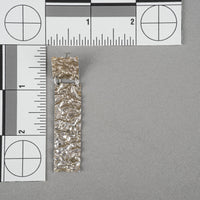 Sterling Rectangular Textured Hinged Drop Earrings