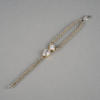 UNOAERRE Sterling Two-Tone Cubic Zirconia Bracelet