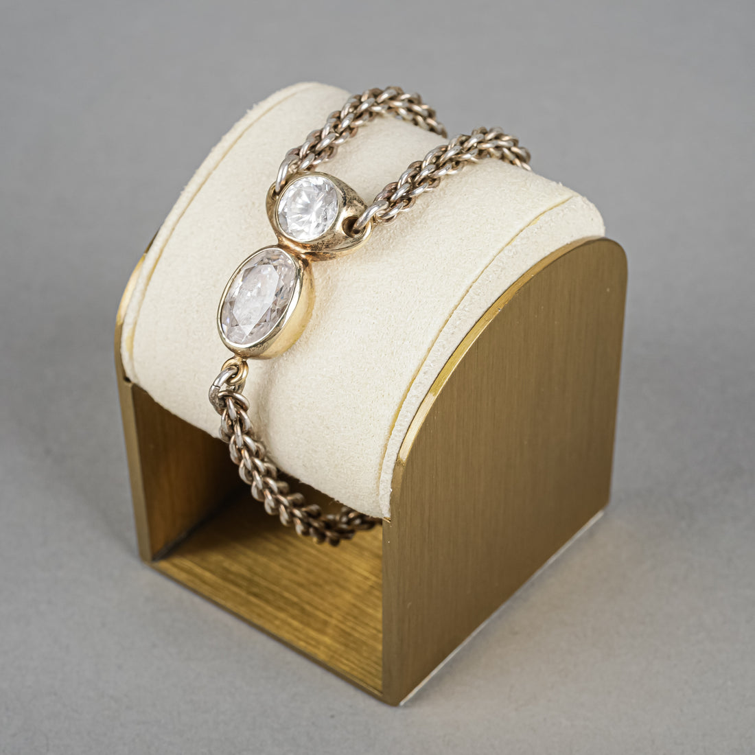 UNOAERRE Sterling Two-Tone Cubic Zirconia Bracelet