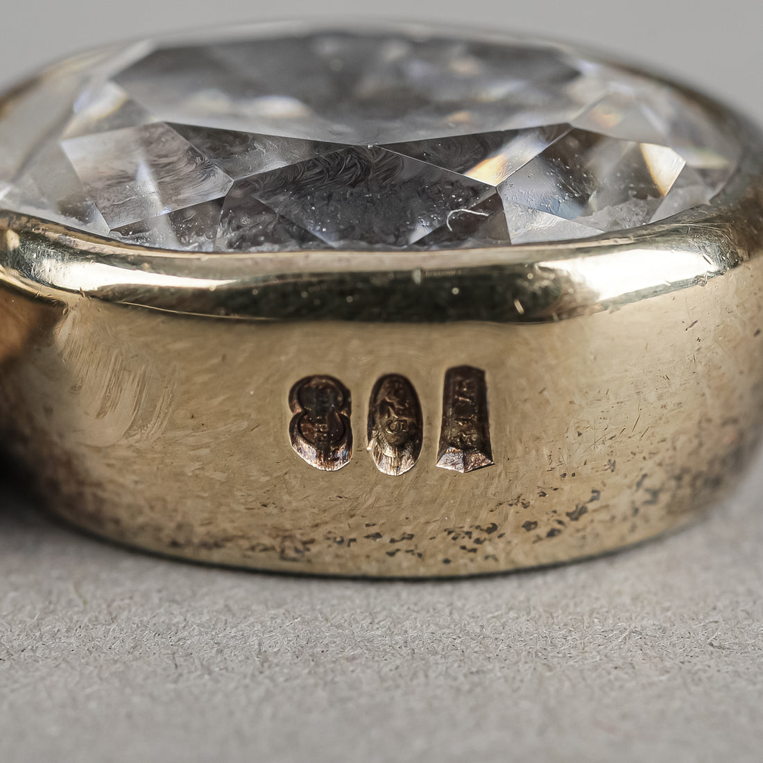 UNOAERRE Sterling Two-Tone Cubic Zirconia Necklace