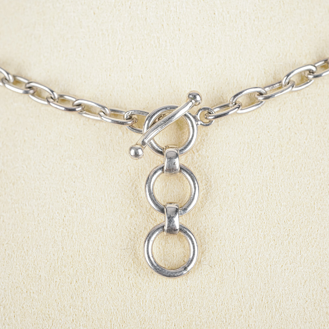 Sterling Amber Collarette Necklace