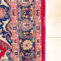 Hand Knotted Wool Kashan Style Rug      116"x77"