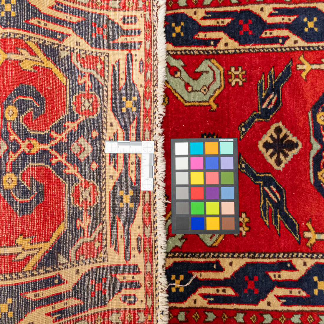 Hand Knotted Wool Hamadan Style Rug