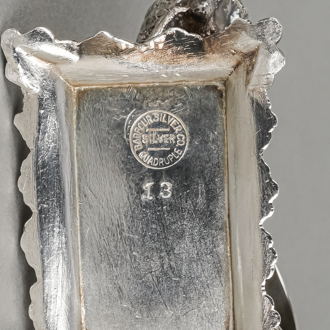 BARBOUR SILVER CO Figural Napkin Ring - Sheep