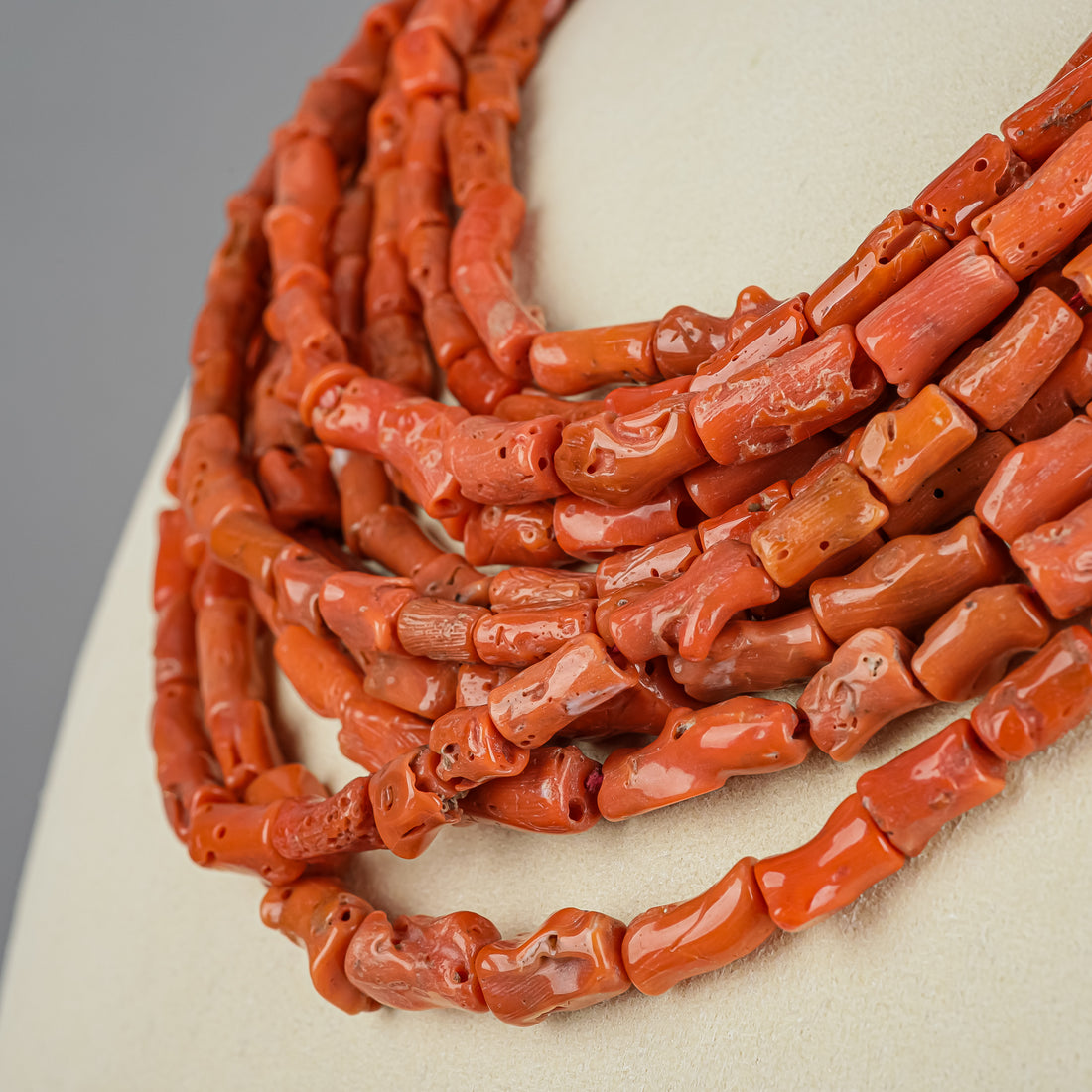 IRADJ MOINI Multi-Strand Coral Necklace