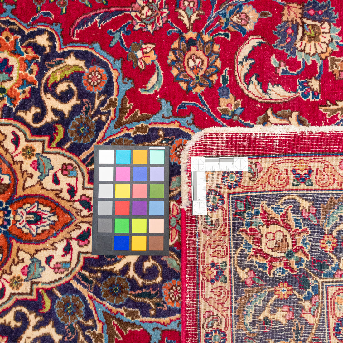 Hand Knotted Wool Kashan Style Rug      116"x77"