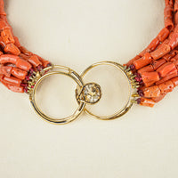 IRADJ MOINI Multi-Strand Coral Necklace