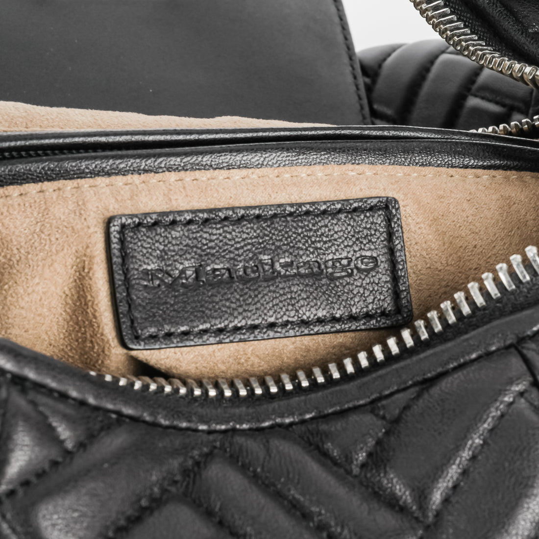 MACKAGE Black Leather Quilted Dara Shoulder Bag