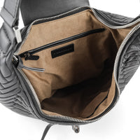 MACKAGE Black Leather Quilted Dara Shoulder Bag