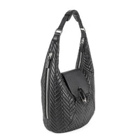 MACKAGE Black Leather Quilted Dara Shoulder Bag