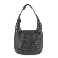 MACKAGE Black Leather Quilted Dara Shoulder Bag