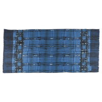 SCHIAPARELLI Vintage Blue Silk Scarf