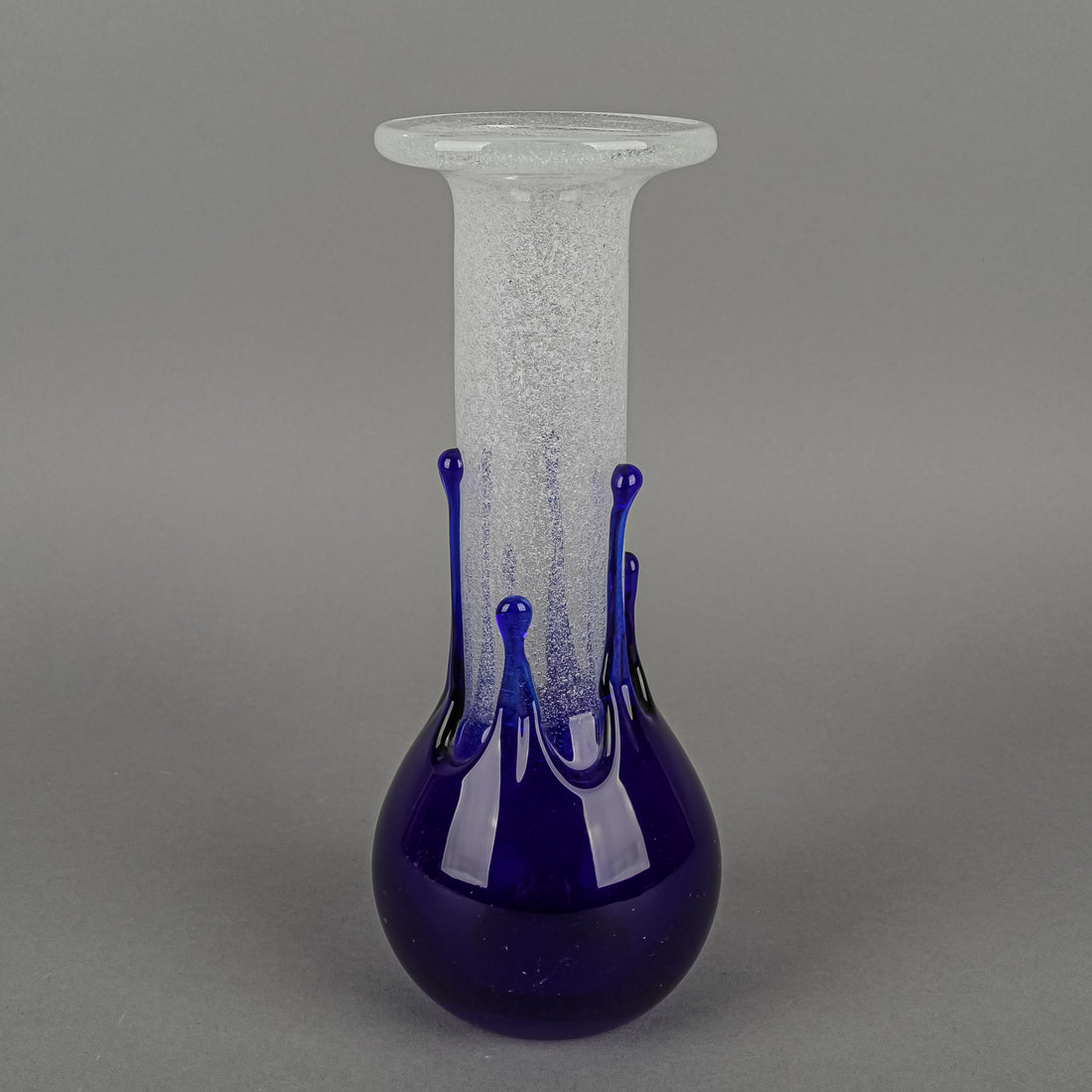 SKRDLOVICE Pavel Jazek Fused Art Glass Vase