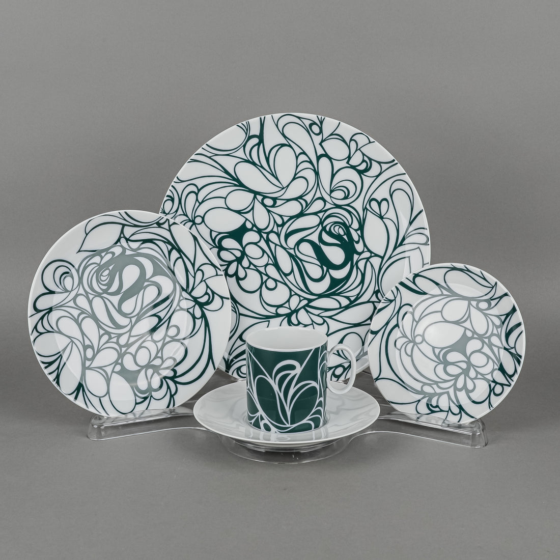 THOMAS Aquarius/Petrol 7 Place Settings Plus Extras