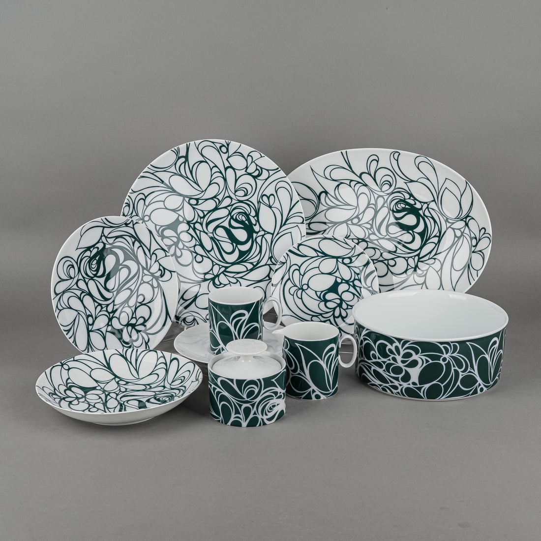 THOMAS Aquarius/Petrol 7 Place Settings Plus Extras