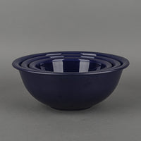 PYREX Blue Glass Nesting Mixing Bowls Set Of 3