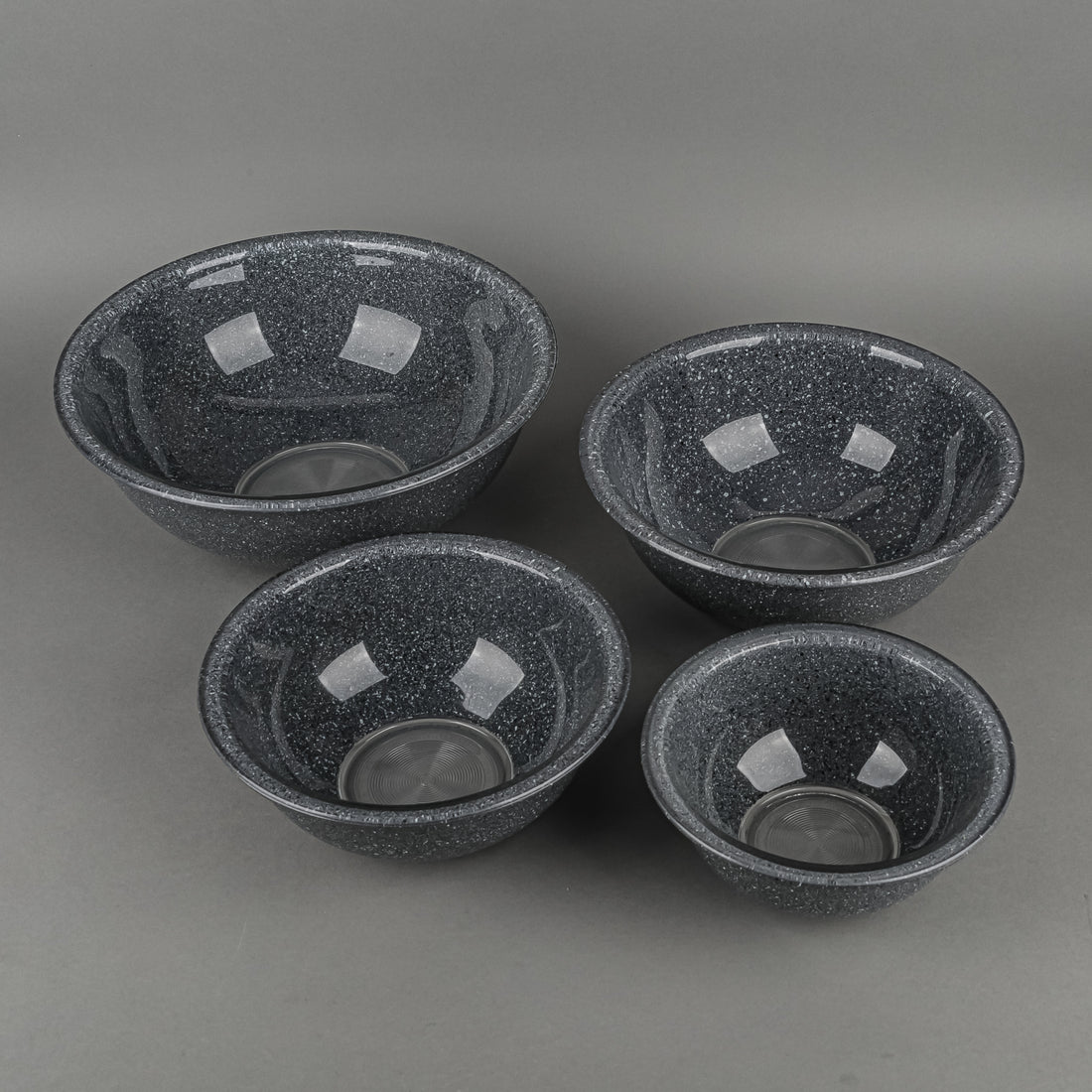 PYREX Granite Grey Nesting Mixing Bowls Set Of 4