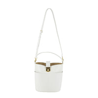 VERONICA BEARD Debut Shoulder Bag - White Leather