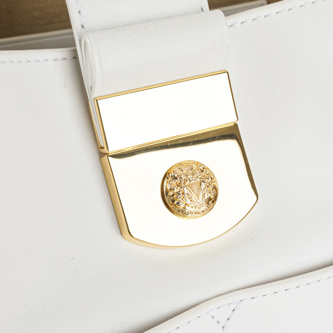 VERONICA BEARD Debut Shoulder Bag - White Leather