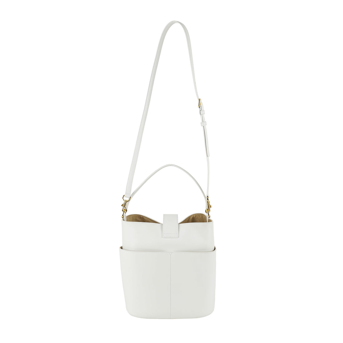 VERONICA BEARD Debut Shoulder Bag - White Leather