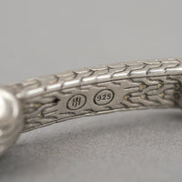 JOHN HARDY Sterling Asli Link ID Black Spinel Bracelet