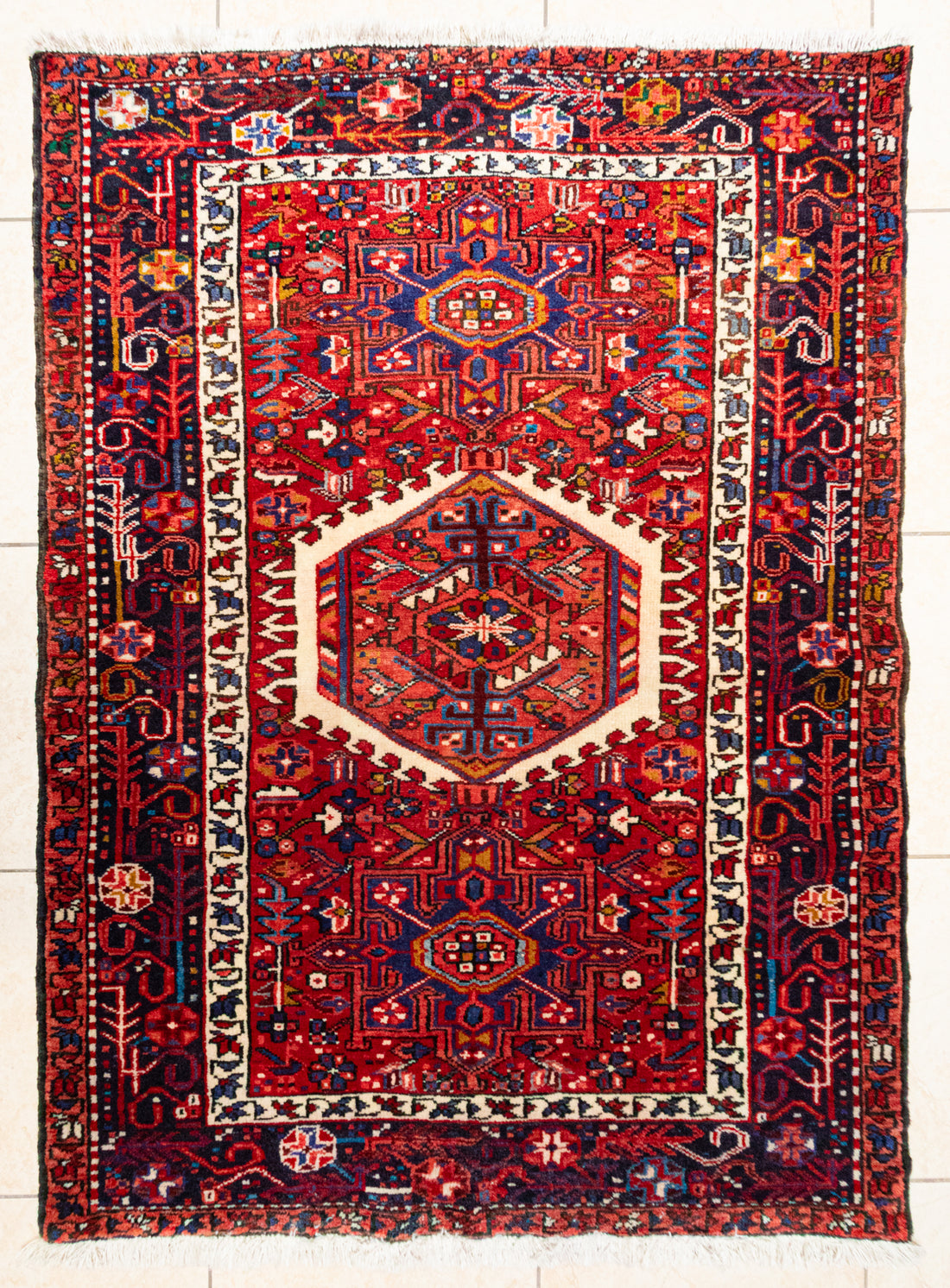 Hand Knotted Wool Persian Style Rug