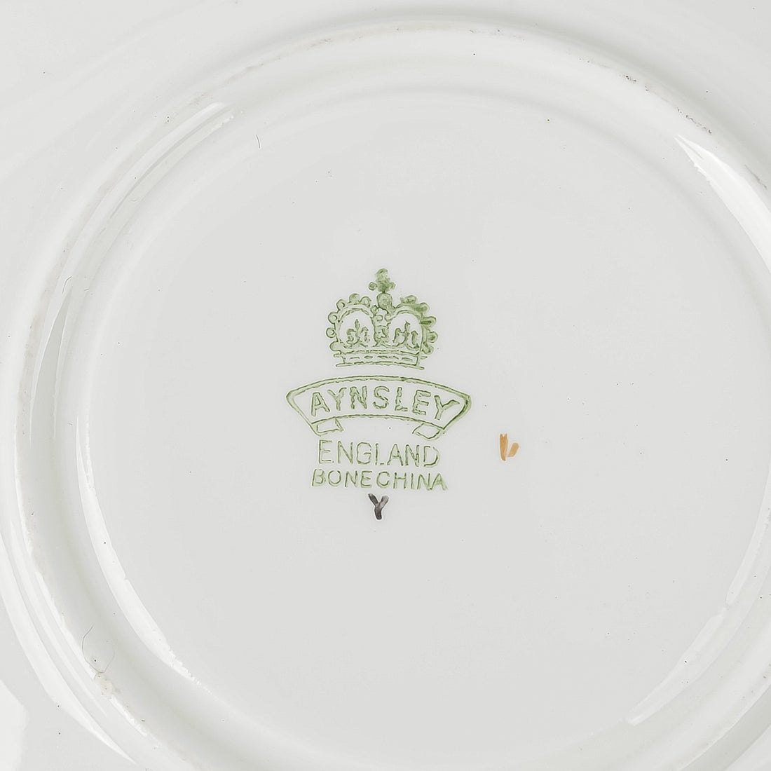 AYNSLEY Cup & Saucer 804 JA Bailey Cabbage Rose - Gold