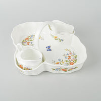 AYNSLEY Cottage Garden Berry Server 3 Pieces