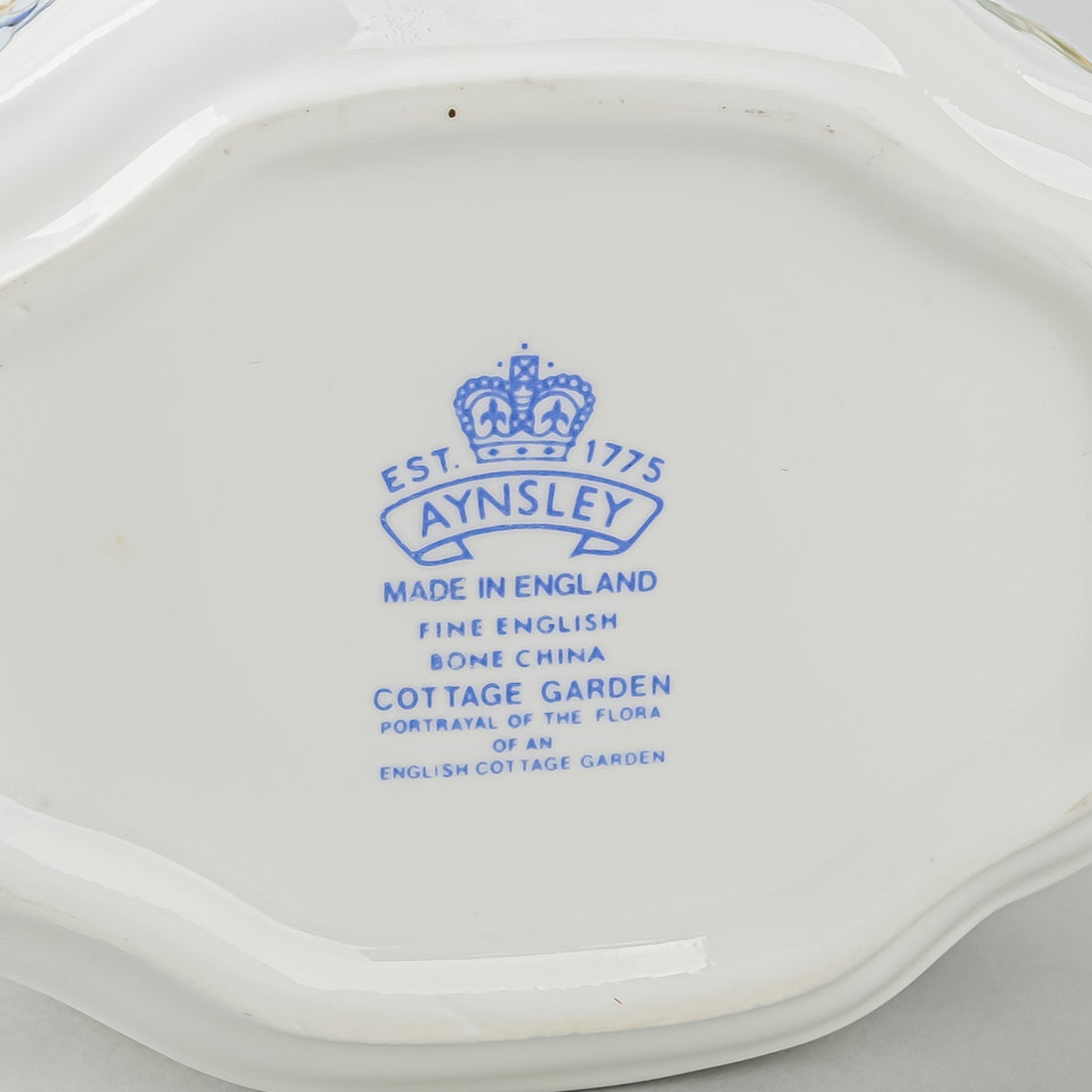 AYNSLEY Cottage Garden Berry Server 3 Pieces