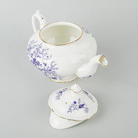 COALPORT Cairo Blue Teapot With Lid