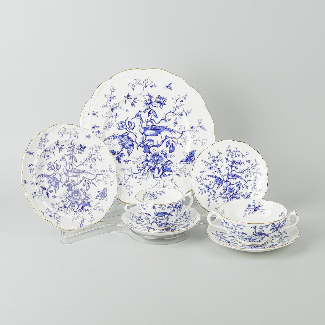 COALPORT Cairo Blue 65 Pieces