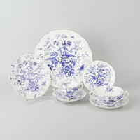 COALPORT Cairo Blue 65 Pieces