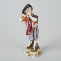 MEISSEN Figurine Male Flute Player