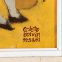 Colette Boivan (Canadian PQ 1956)"Confidence" Oil on Canvas Board