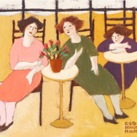 Colette Boivan (Canadian PQ 1956)"Confidence" Oil on Canvas Board