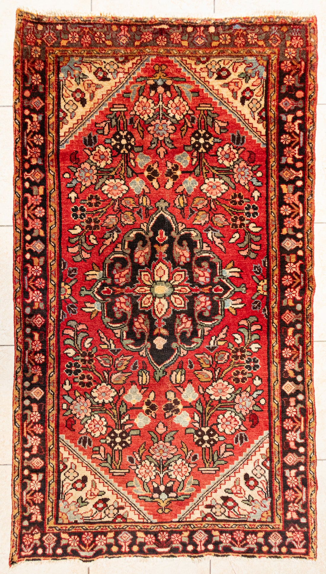 Hand Knotted Wool Persian Style Rug