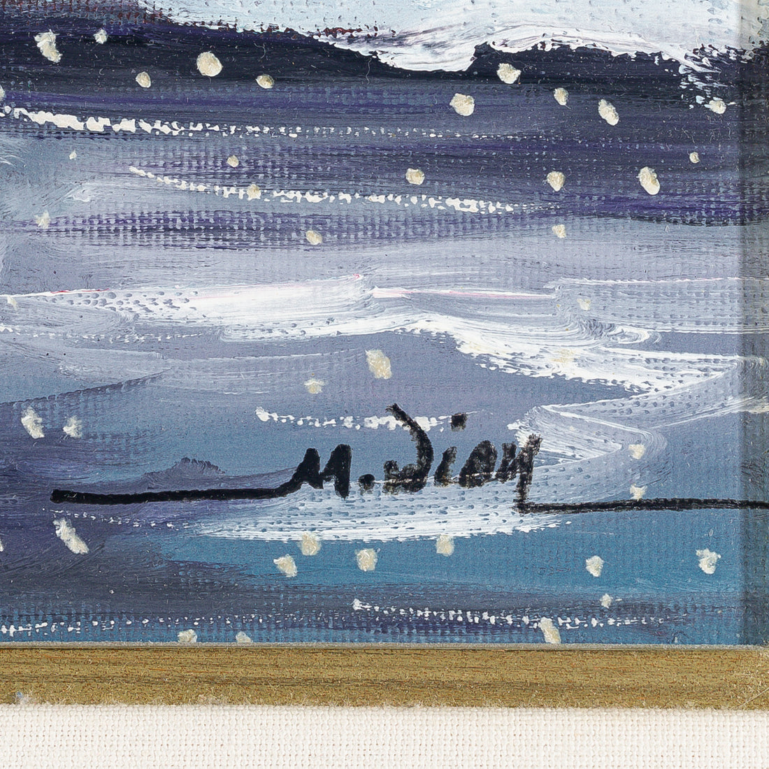 Michel Dion (Canadian 1949) Untitled - Winter Fun