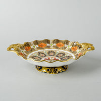 ROYAL CROWN DERBY Imari A730 Gold Duchess Tray/Footed Dish