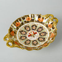 ROYAL CROWN DERBY Imari A730 Gold Duchess Tray/Footed Dish