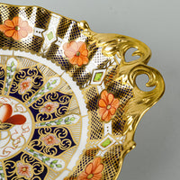 ROYAL CROWN DERBY Imari A730 Gold Duchess Tray/Footed Dish