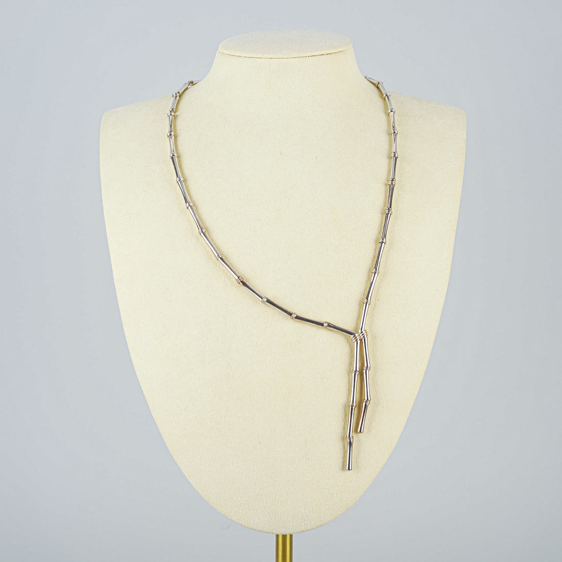 LINKS OF LONDON Sterling Silver Bamboo Lariat Necklace