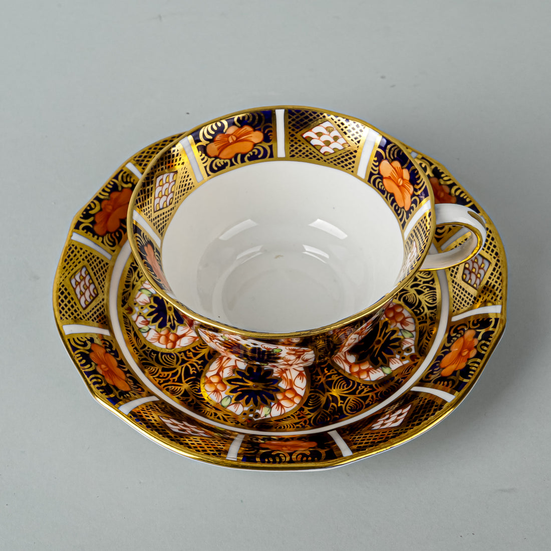 RCD Old Imari 1128 Cup & Saucer - Low Flat Cup